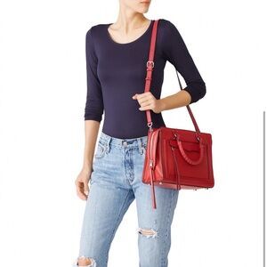 EUC Rebecca Minkhoff Bree Medium Satchel in Blush